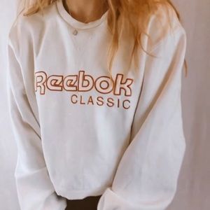 Vintage embroidered Reebok crew